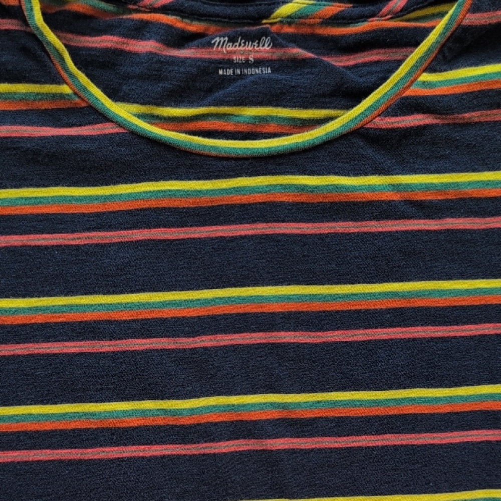 Madewell Colorful Striped T-Shirt